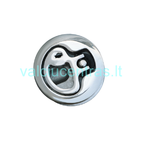 N. plieno įleidžiama pakėlimo rankena su užraktu N. plieno įleidžiama pakėlimo rankena su užraktu